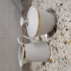 Schonwald porcelain Sugar & Creamer set Germany mid century